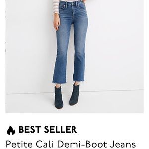 Madewell Cali Demi Boot Jeans
